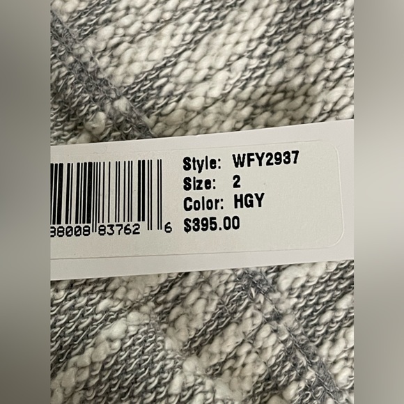 NWT James Perse Mid Length Transitional Cotton Gray Jacket Size 2 (Medium) - Picture 10 of 12